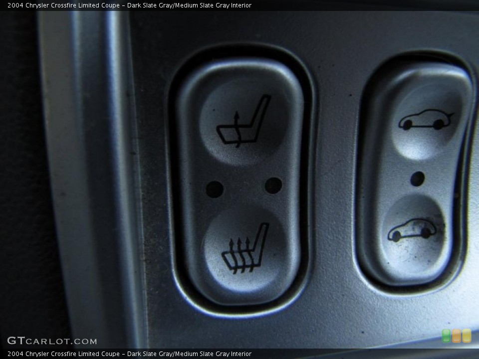 Dark Slate Gray/Medium Slate Gray Interior Controls for the 2004 Chrysler Crossfire Limited Coupe #46559853