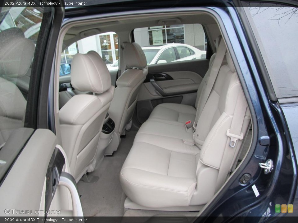 Taupe Interior Photo for the 2009 Acura MDX Technology #46559952
