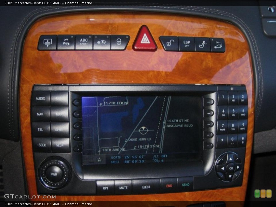 Charcoal Interior Controls for the 2005 Mercedes-Benz CL 65 AMG #46560126