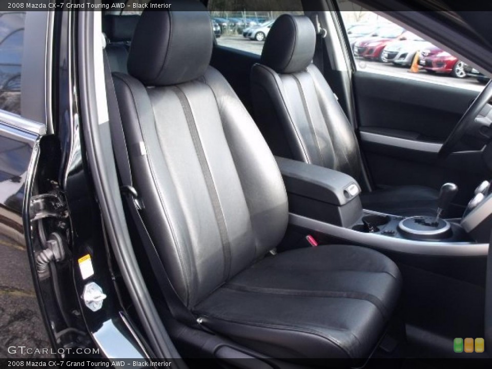 Black Interior Photo for the 2008 Mazda CX-7 Grand Touring AWD #46560528