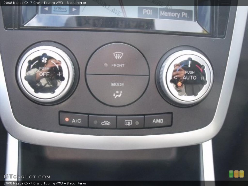 Black Interior Controls for the 2008 Mazda CX-7 Grand Touring AWD #46561236