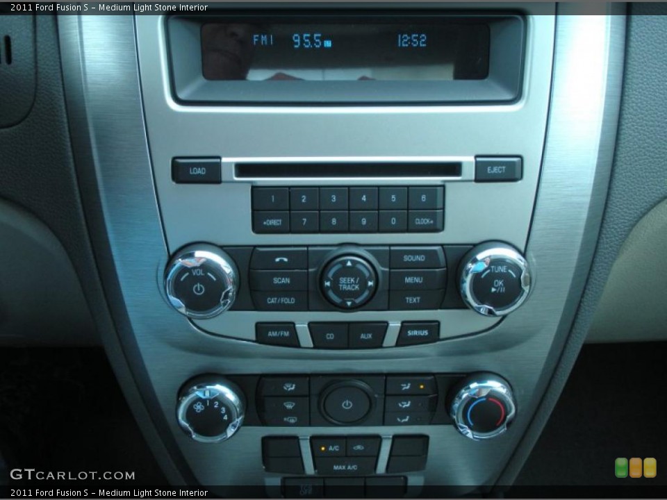 Medium Light Stone Interior Controls for the 2011 Ford Fusion S #46561386