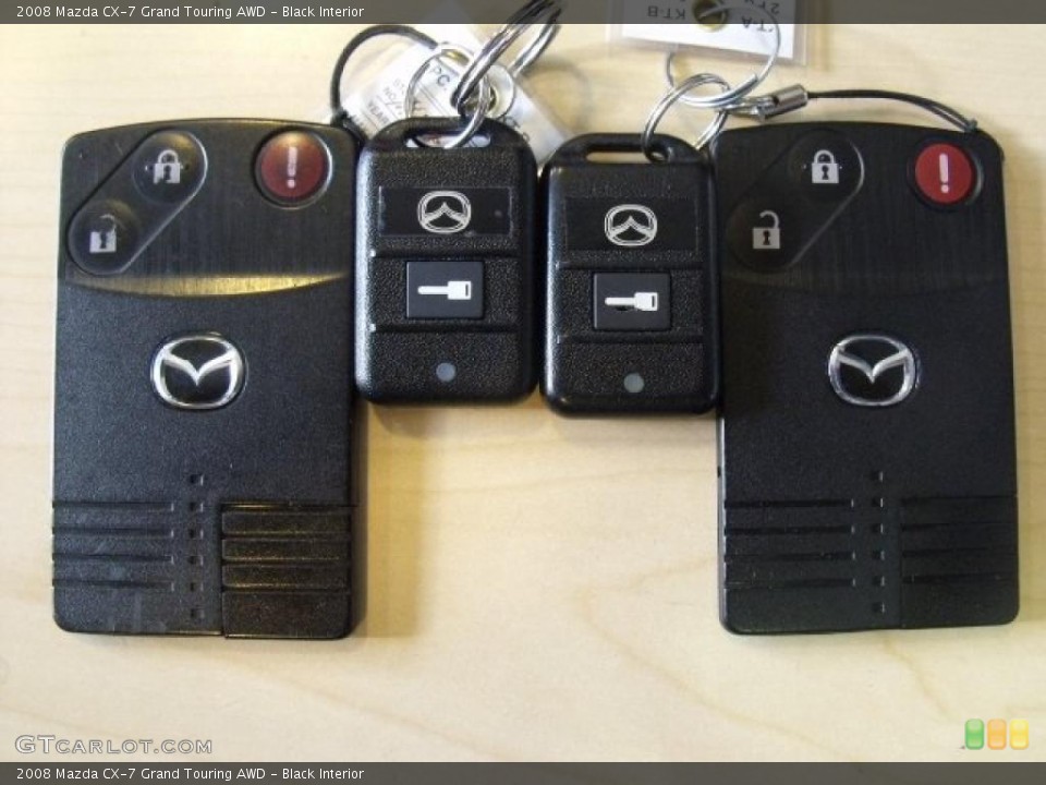 Black Interior Controls for the 2008 Mazda CX-7 Grand Touring AWD #46561422