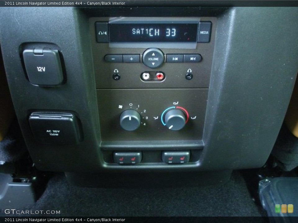 Canyon/Black Interior Controls for the 2011 Lincoln Navigator Limited Edition 4x4 #46562430