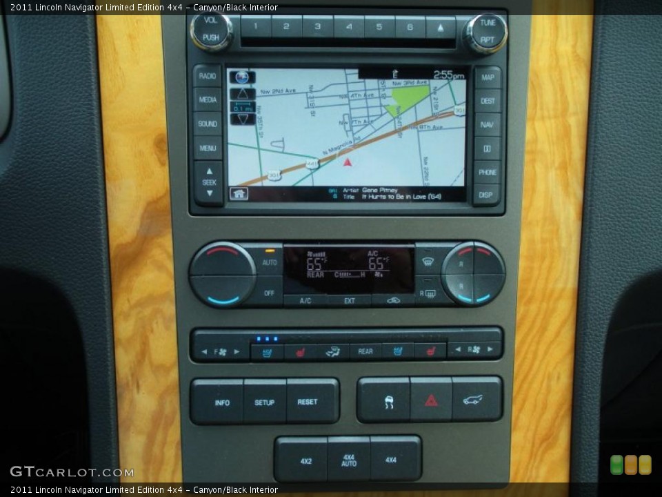 Canyon/Black Interior Navigation for the 2011 Lincoln Navigator Limited Edition 4x4 #46562454