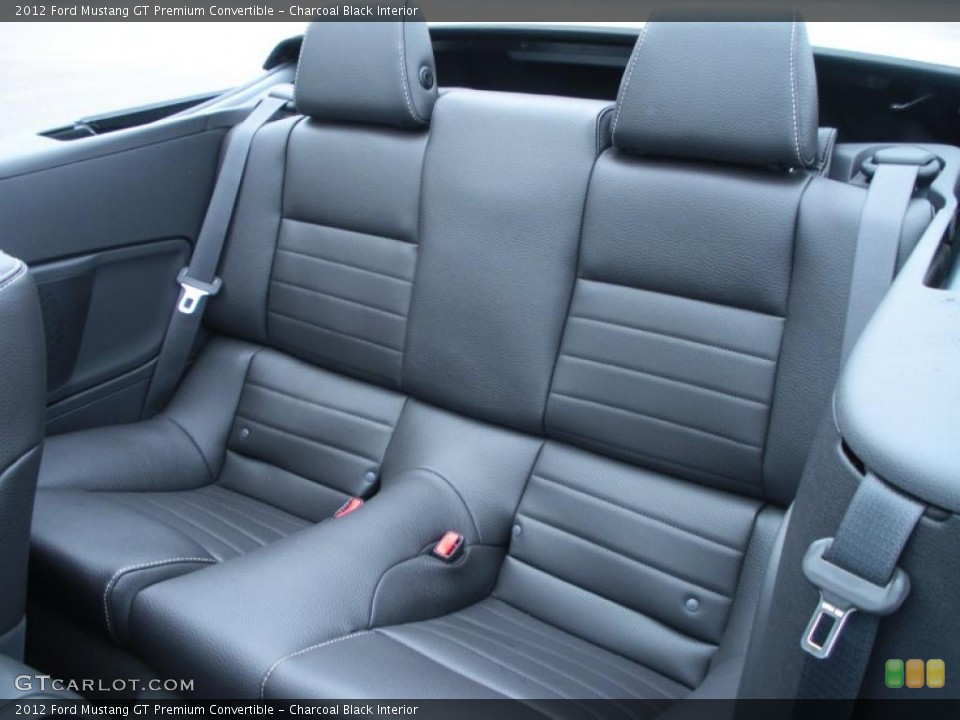 Charcoal Black Interior Photo for the 2012 Ford Mustang GT Premium Convertible #46563241