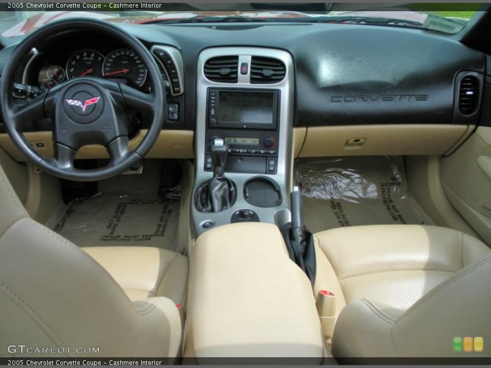 Cashmere Interior Dashboard for the 2005 Chevrolet Corvette Coupe #46564495