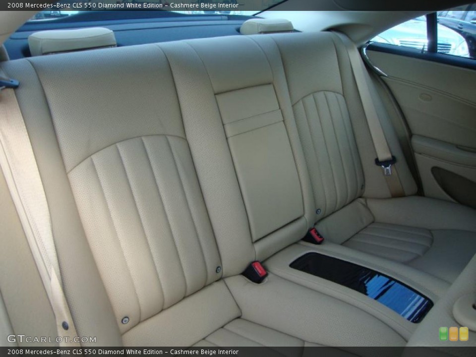 Cashmere Beige Interior Photo for the 2008 Mercedes-Benz CLS 550 Diamond White Edition #46564813