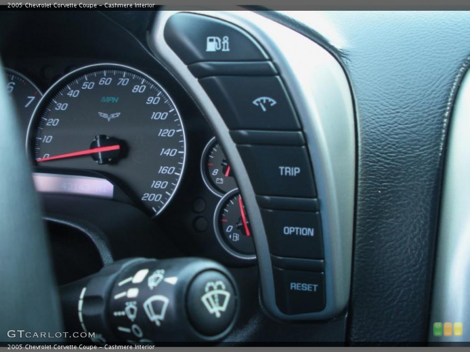 Cashmere Interior Controls for the 2005 Chevrolet Corvette Coupe #46564939