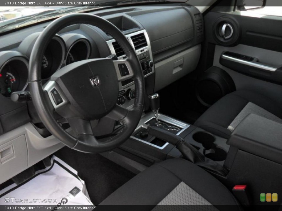 Dark Slate Gray 2010 Dodge Nitro Interiors