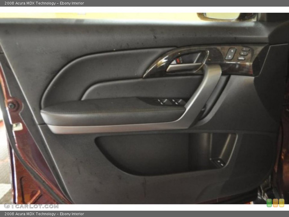 Ebony Interior Door Panel for the 2008 Acura MDX Technology #46566244