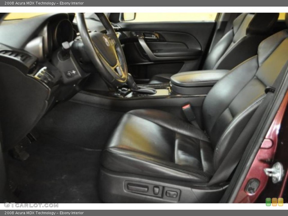 Ebony Interior Photo for the 2008 Acura MDX Technology #46566256