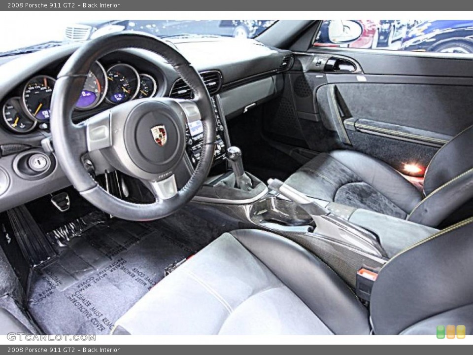 Black Interior Photo for the 2008 Porsche 911 GT2 #46568134
