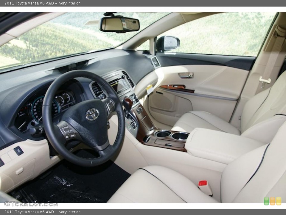 Ivory 2011 Toyota Venza Interiors