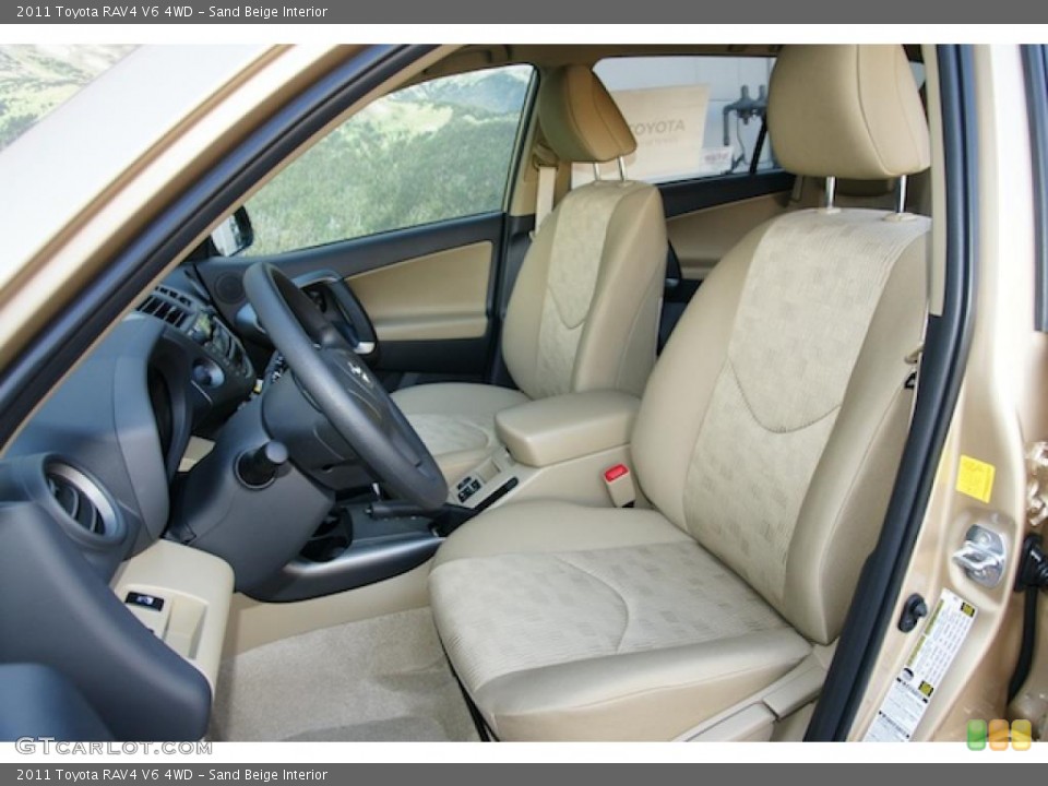 Sand Beige Interior Photo for the 2011 Toyota RAV4 V6 4WD #46570174