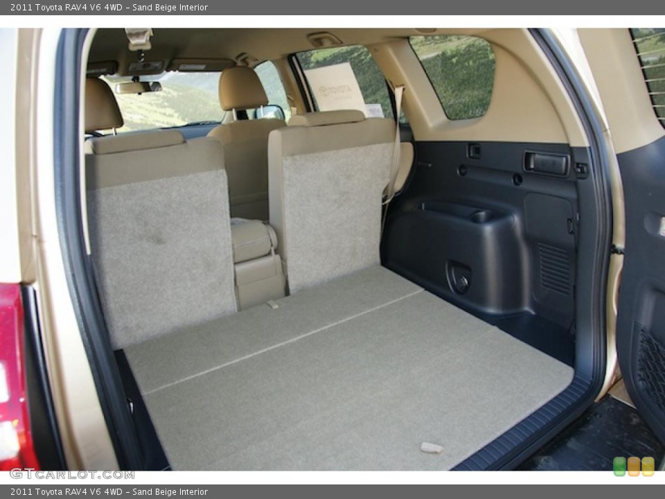 Sand Beige Interior Trunk for the 2011 Toyota RAV4 V6 4WD #46570204