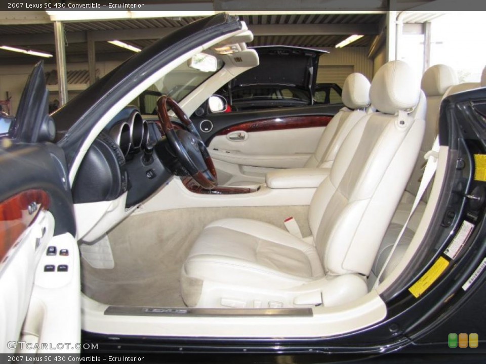 Ecru Interior Photo for the 2007 Lexus SC 430 Convertible #46570804