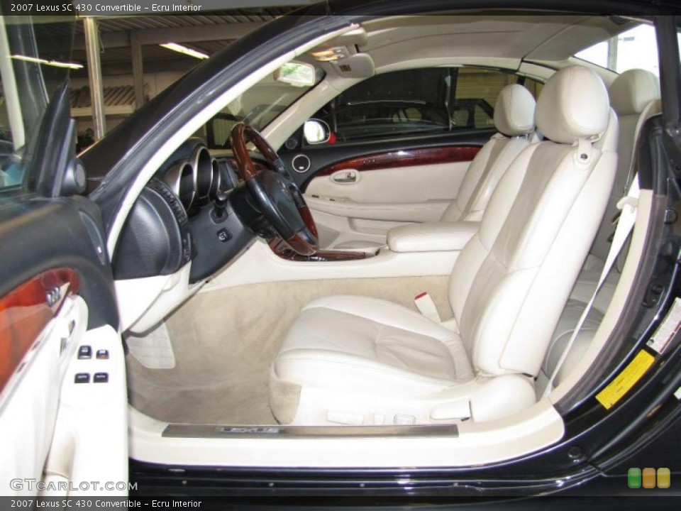 Ecru Interior Photo for the 2007 Lexus SC 430 Convertible #46570822