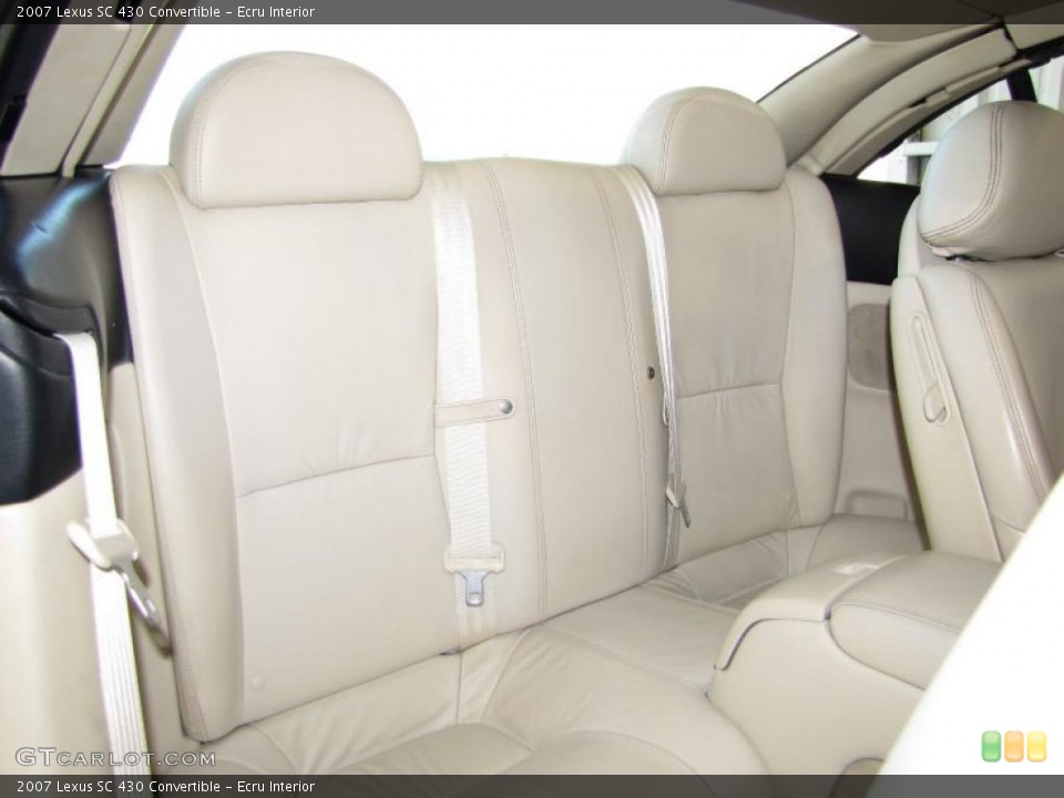 Ecru Interior Photo for the 2007 Lexus SC 430 Convertible #46570846
