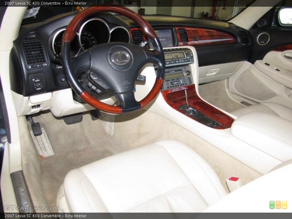 Ecru Interior Dashboard for the 2007 Lexus SC 430 Convertible #46570870