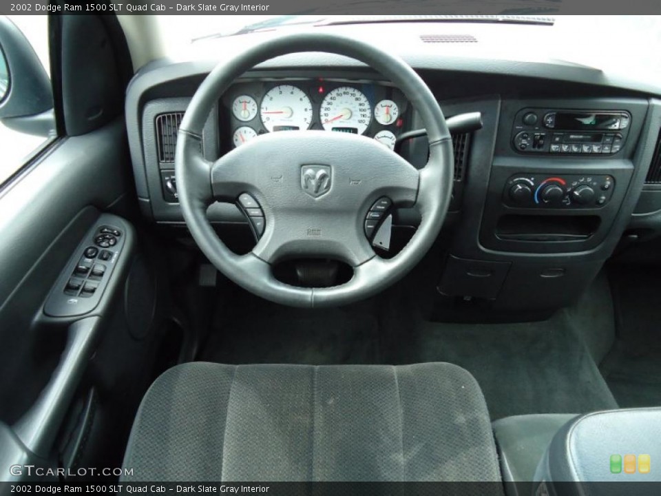 Dark Slate Gray Interior Dashboard for the 2002 Dodge Ram 1500 SLT Quad Cab #46571437