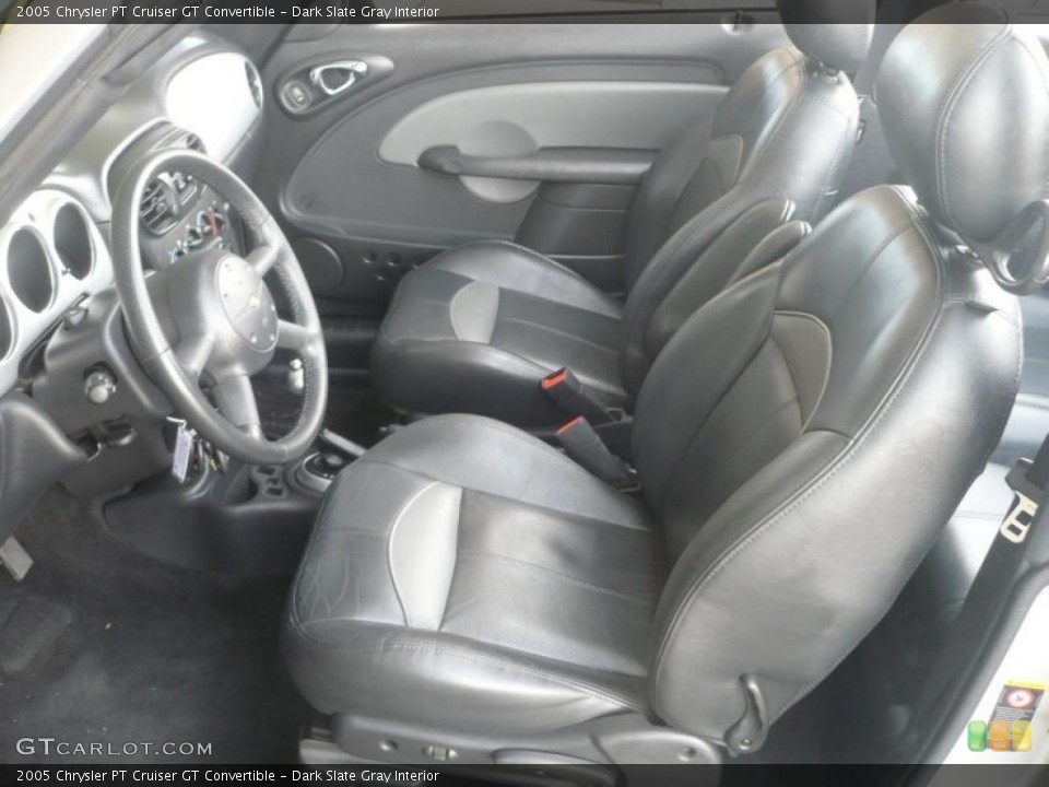 Dark Slate Gray Interior Photo for the 2005 Chrysler PT Cruiser GT Convertible #46571929