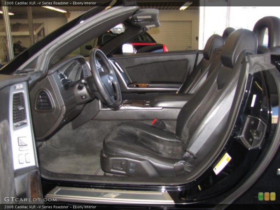 Ebony Interior Photo for the 2006 Cadillac XLR -V Series Roadster #46572220