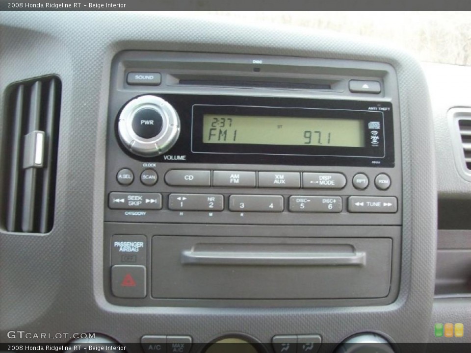 Beige Interior Controls for the 2008 Honda Ridgeline RT #46573867