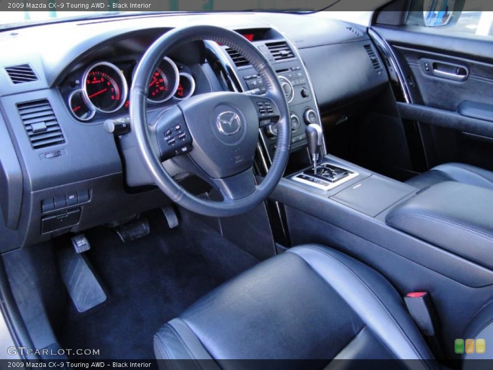 Black Interior Photo for the 2009 Mazda CX-9 Touring AWD #46575926
