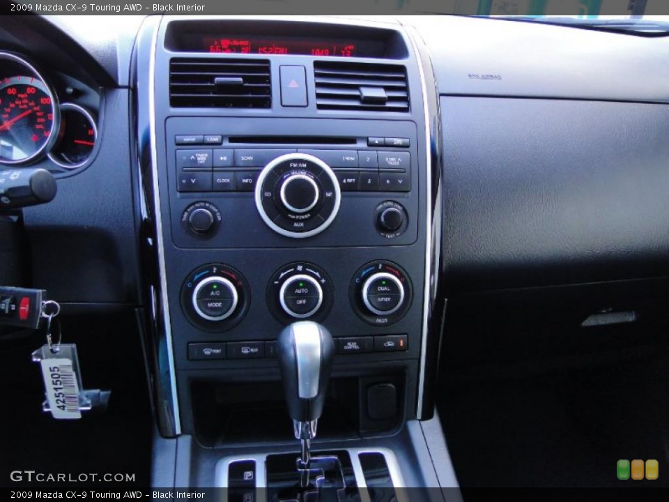 Black Interior Controls for the 2009 Mazda CX-9 Touring AWD #46575998
