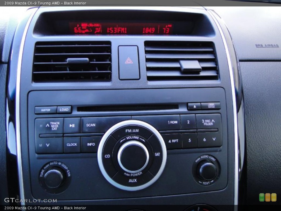 Black Interior Controls for the 2009 Mazda CX-9 Touring AWD #46576013