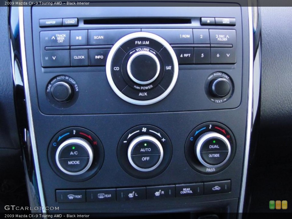Black Interior Controls for the 2009 Mazda CX-9 Touring AWD #46576022