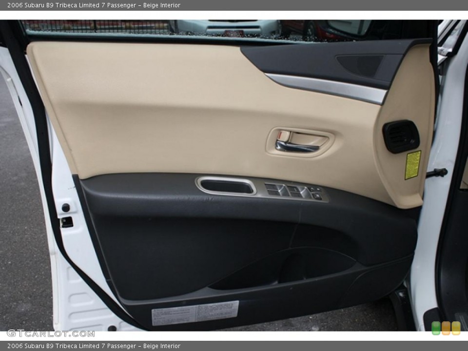 Beige Interior Door Panel for the 2006 Subaru B9 Tribeca Limited 7 Passenger #46578323