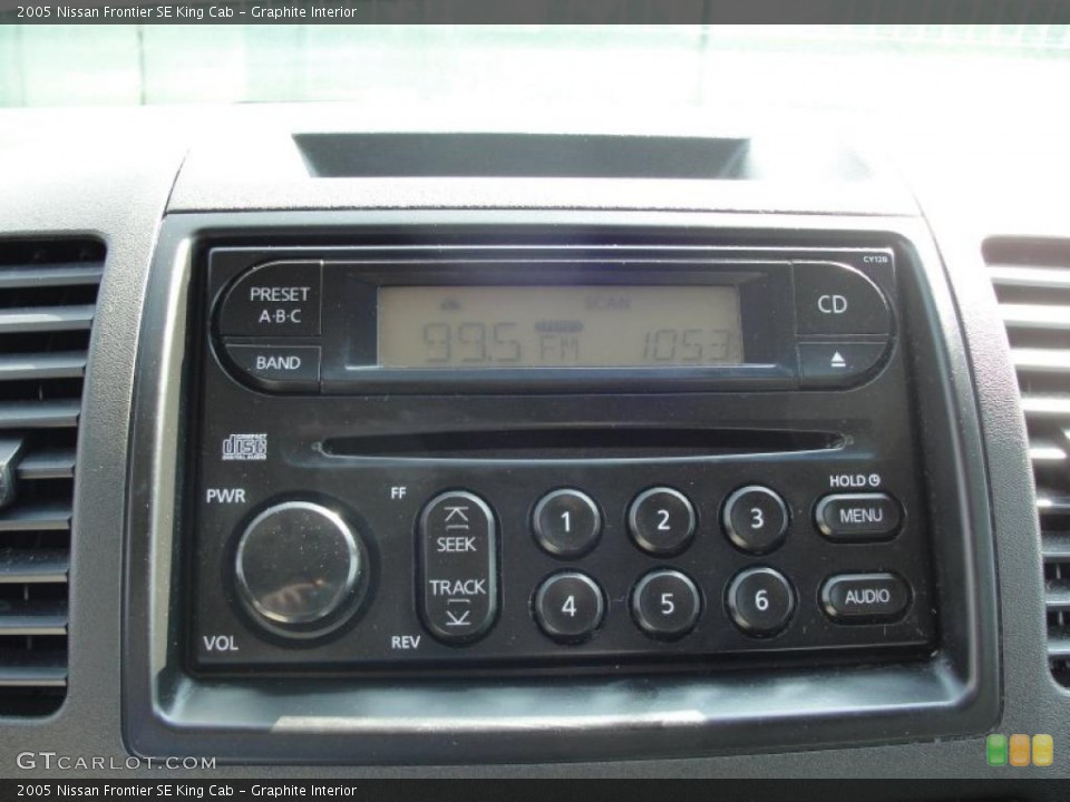 Graphite Interior Controls for the 2005 Nissan Frontier SE King Cab #46579688