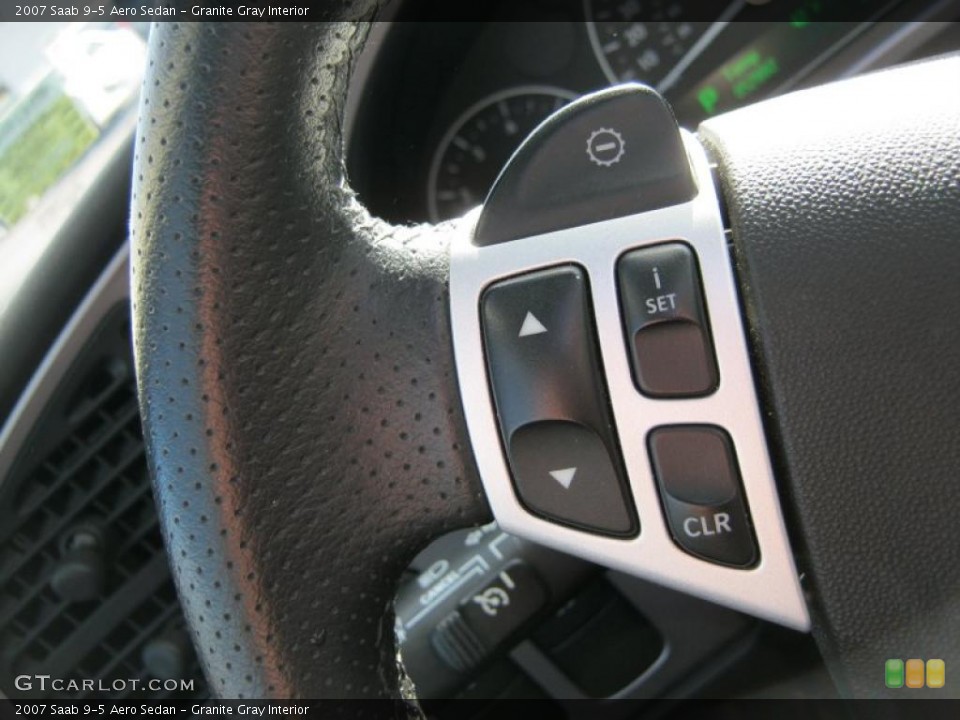 Granite Gray Interior Controls for the 2007 Saab 9-5 Aero Sedan #46580180