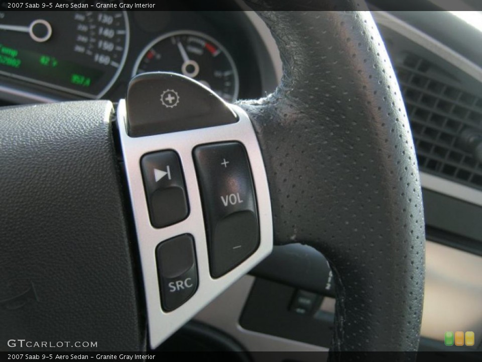 Granite Gray Interior Controls for the 2007 Saab 9-5 Aero Sedan #46580186
