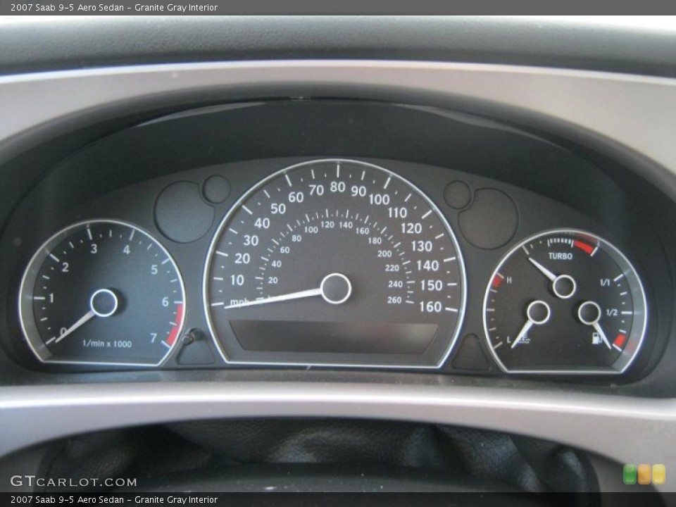 Granite Gray Interior Gauges for the 2007 Saab 9-5 Aero Sedan #46580201