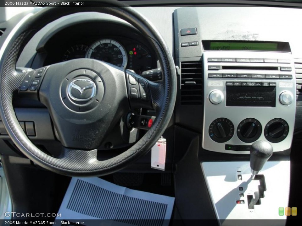 Black Interior Dashboard for the 2006 Mazda MAZDA5 Sport #46580501