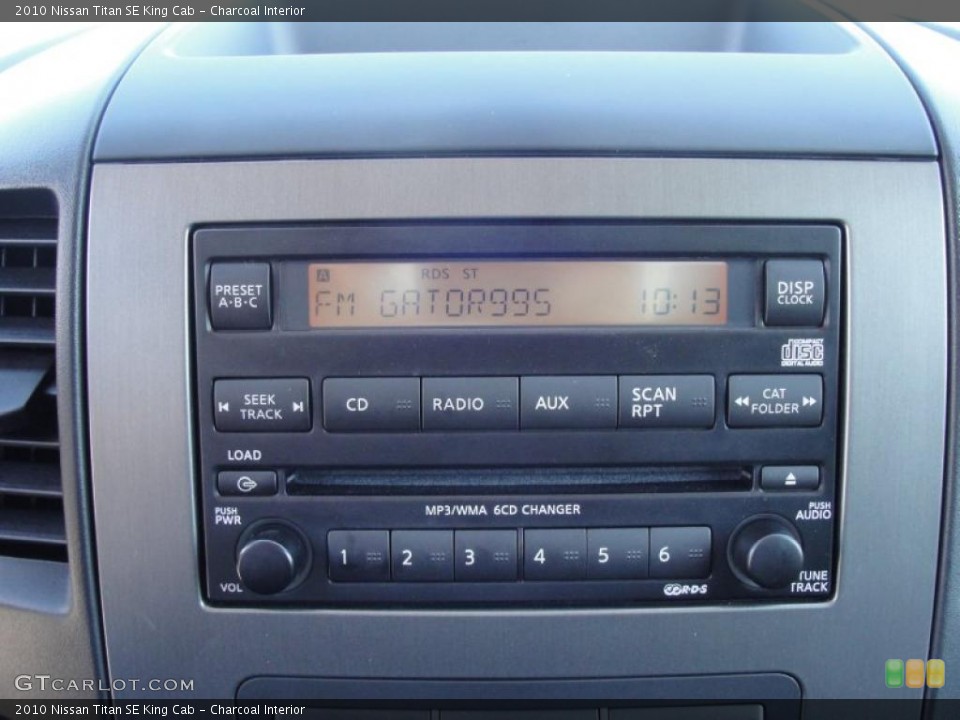 Charcoal Interior Controls for the 2010 Nissan Titan SE King Cab #46581479