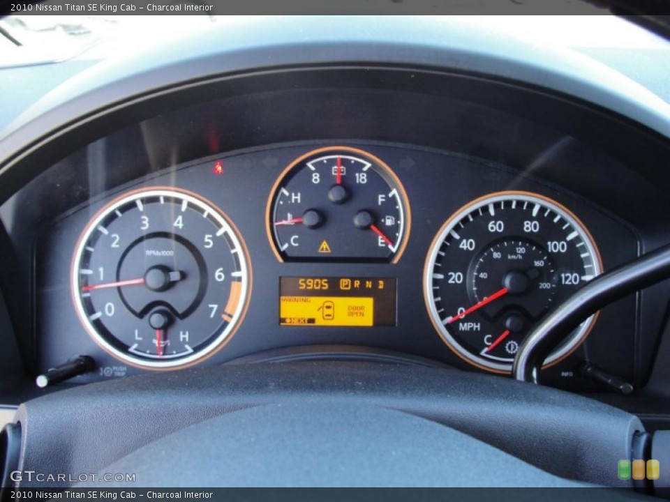 Charcoal Interior Gauges for the 2010 Nissan Titan SE King Cab #46581515