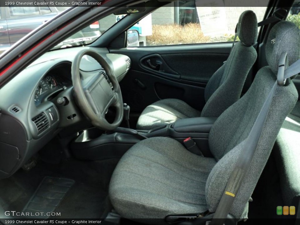 Graphite Interior Photo for the 1999 Chevrolet Cavalier RS Coupe #46583865