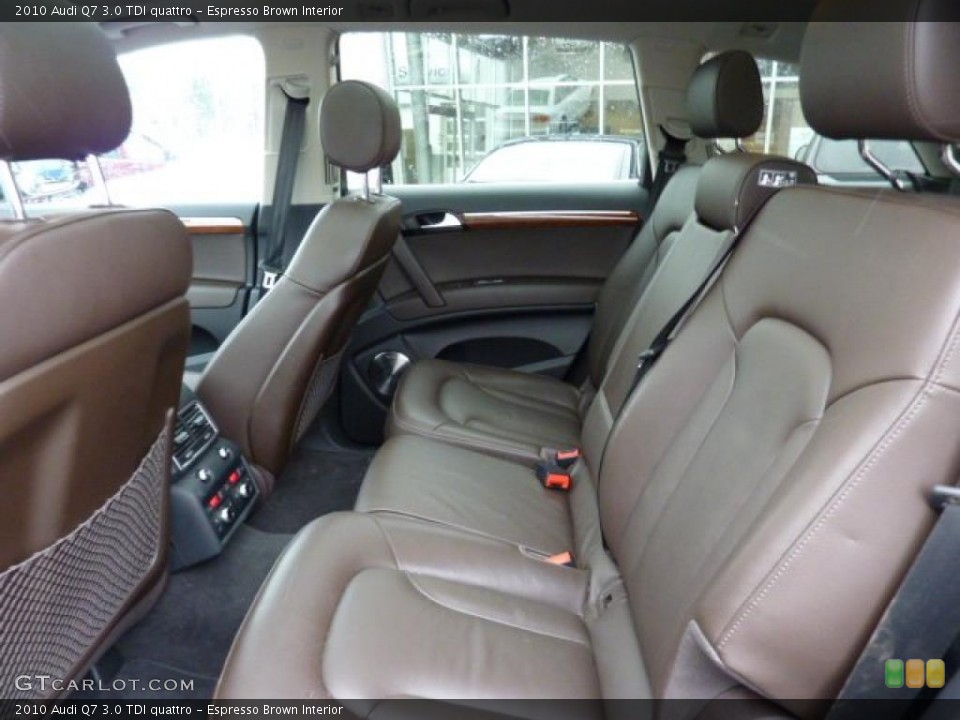 Espresso Brown Interior Photo for the 2010 Audi Q7 3.0 TDI quattro #46584306