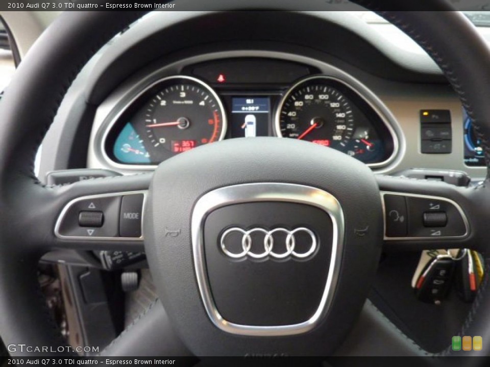 Espresso Brown Interior Controls for the 2010 Audi Q7 3.0 TDI quattro #46584366