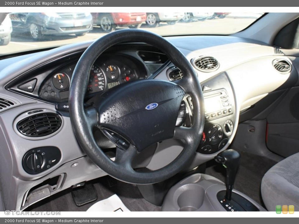 Medium Graphite Interior Dashboard for the 2000 Ford Focus SE Wagon #46585617
