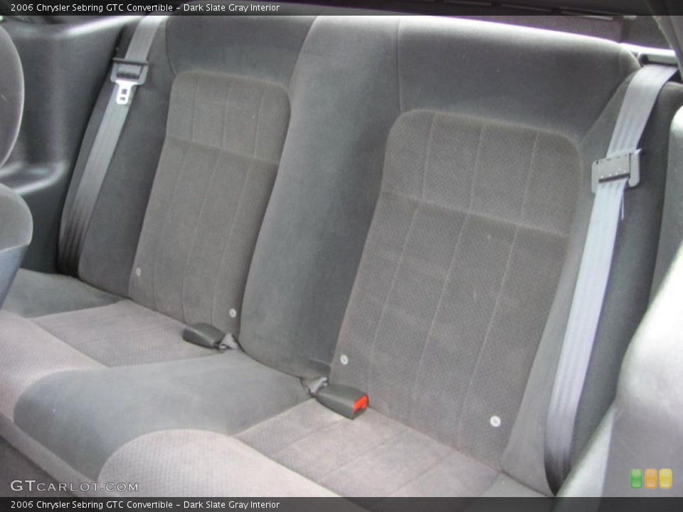 Dark Slate Gray Interior Photo for the 2006 Chrysler Sebring GTC Convertible #46586979