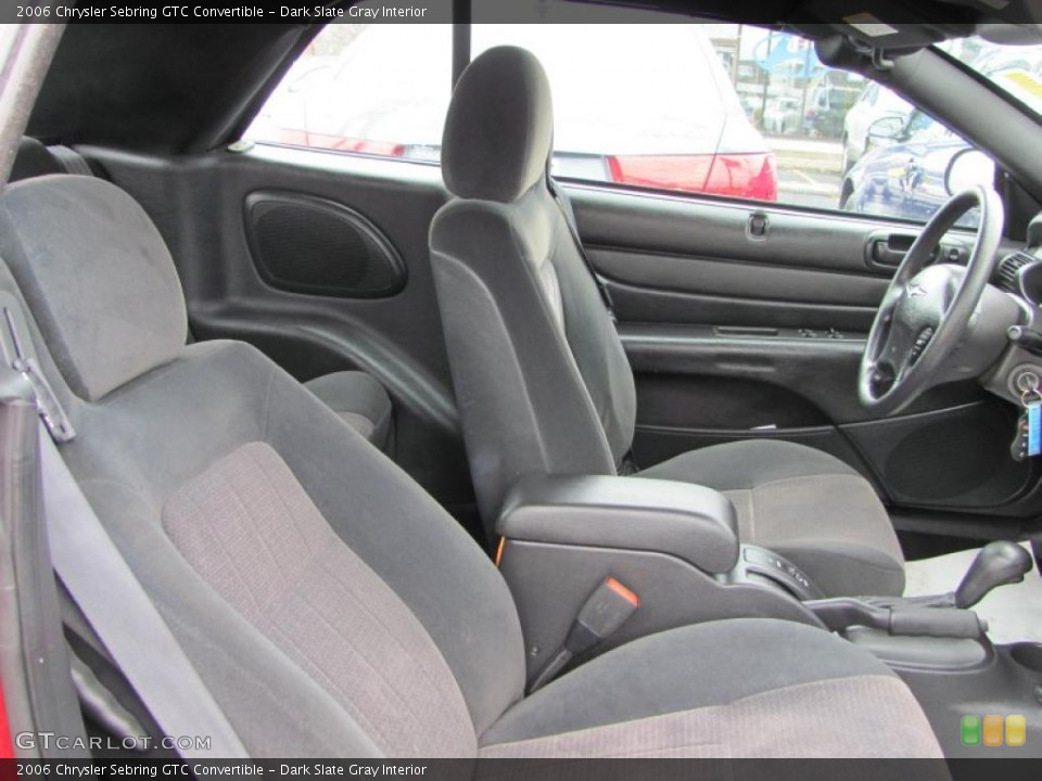 Dark Slate Gray Interior Photo for the 2006 Chrysler Sebring GTC Convertible #46587018