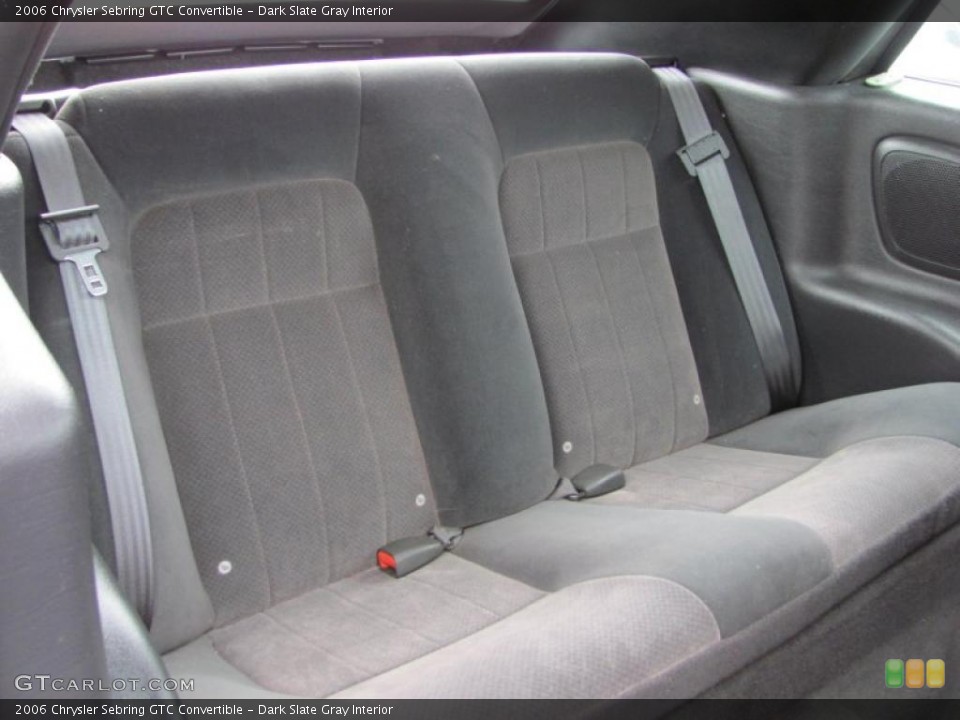 Dark Slate Gray Interior Photo for the 2006 Chrysler Sebring GTC Convertible #46587024