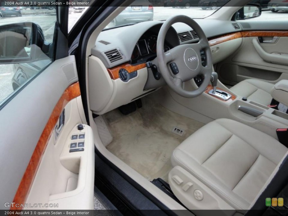 Beige 2004 Audi A4 Interiors