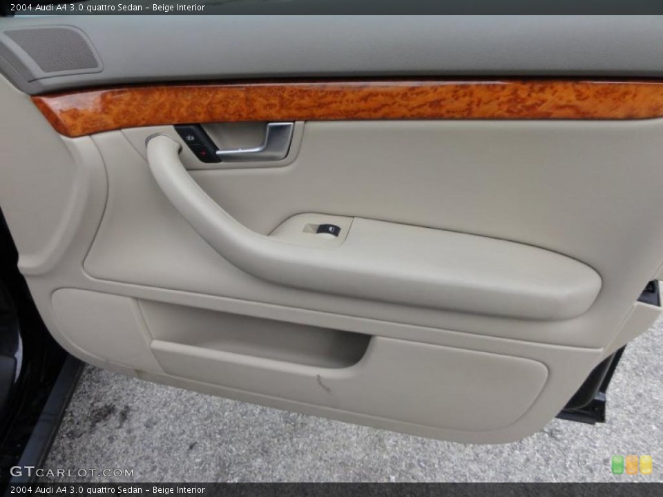 Beige Interior Door Panel for the 2004 Audi A4 3.0 quattro Sedan #46588635