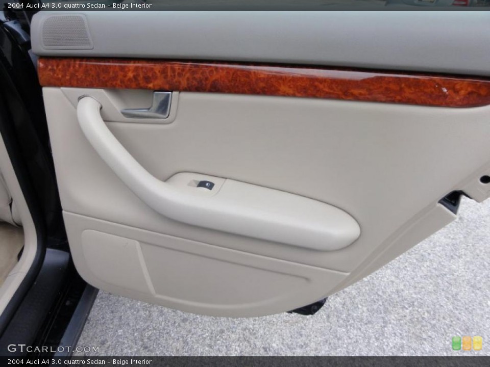 Beige Interior Door Panel for the 2004 Audi A4 3.0 quattro Sedan #46588647